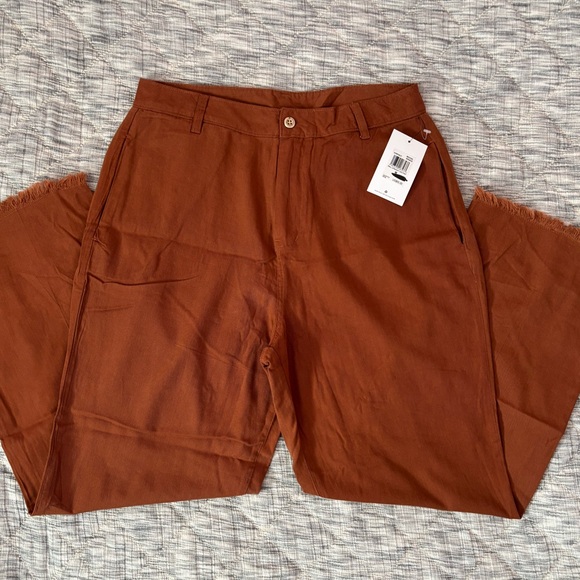 Hurley Pants - Hurley High Rise Straight Leg Cropped Pants Sz Medium NWT | Hurley Women Pants -